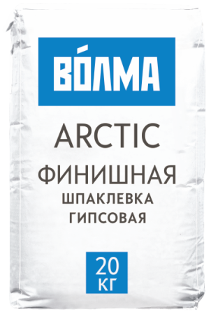 Шпаклевка гипсовая финишная "ВОЛМА-Arctic", 20 кг